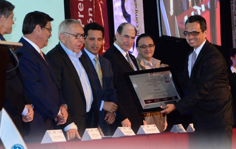 Nuevo León Award to Competitivity Gold Category 2016
